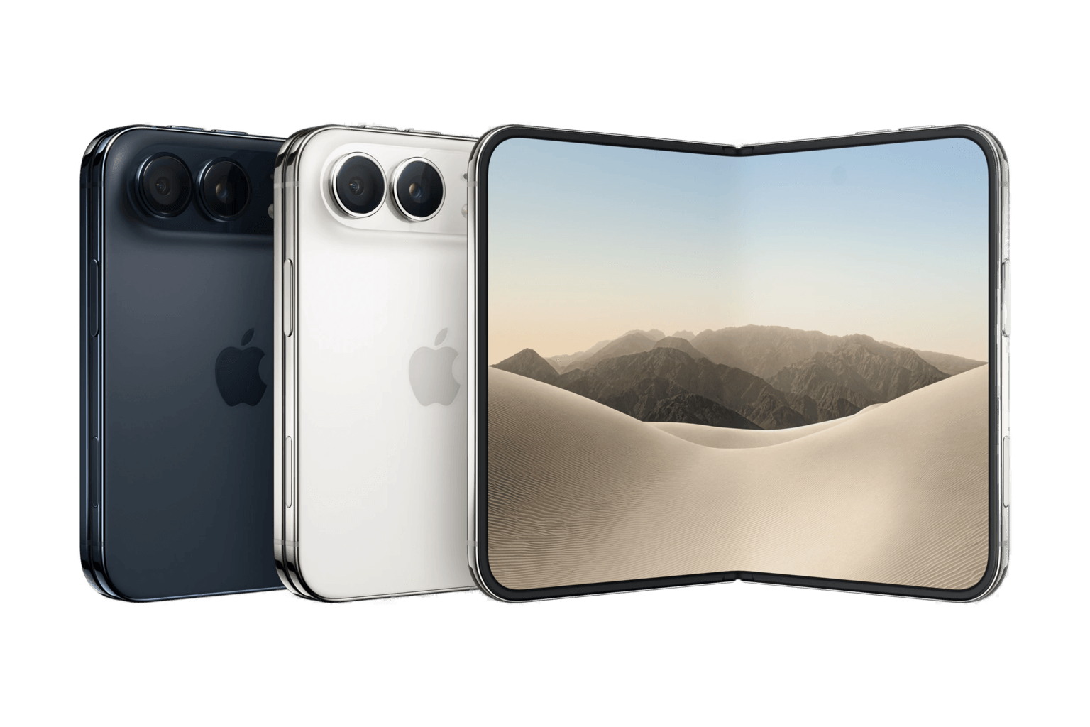 iPhone Duo en azul y blanco